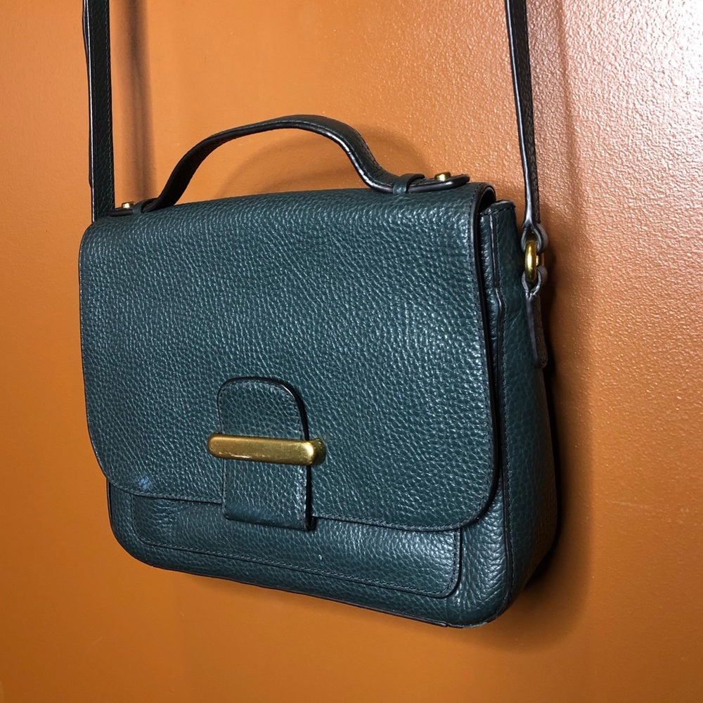 Fossil Emerald Green Crossbody